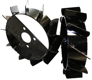 Bricoferr Paire de Roues agricoles en Fer 400 x 10