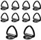 10 Pcs Anneaux D'arrimage, Charge 400KG Crochet D'arrimage, Robuste Anneau Arrimage en V, Acier Inoxydable Crochet Remorque pour Remorques Camion Roues Voitures Bateaux Kayak
