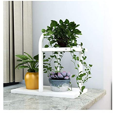 Indoor Plant Stand, Windowsill Desktop Vertical Flower Rack, Multi-layer Iron Multi-layer Plant Stand, Indoor Flower Pot Rack, Flower Plant Display, Stan-Blu