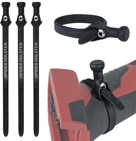Pro Tool Grips – 3 Stück – Universal-Werkzeuggriff-Add-on für die Verwendung mit Spider Werkzeugholstern – kompatibel mit Druckluftnagler, Bohrmaschinen, Schlagschraubern, Säbelsäge, Taschenlampe und