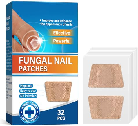 32pcs Fungal Nail Treatment for Toenails Extra Strong, Toe Nail Fungus Treatment for Toenail, Anti Fungal Nail Repair Patches for Weak and Damaged Nails