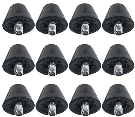 GAOSHA 12 tacchetti di ricambio in nylon per scarpe da calcio