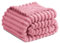 RUIKASI Kuscheldecke Flauschig Decke Rosa - 150x200cm Fleecedecke Sofadecke Couchdecke für Wohnzimmer Deko Tagesdecke Blanket, Weiche Wolldecke Warme Korddecke als Wohn- & Kuscheldecken
