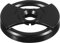 Giradischi Rotondo Record Adapter Plastica 45 a 33 RPM Vinile Giradischi Adattatore Giradischi Mat