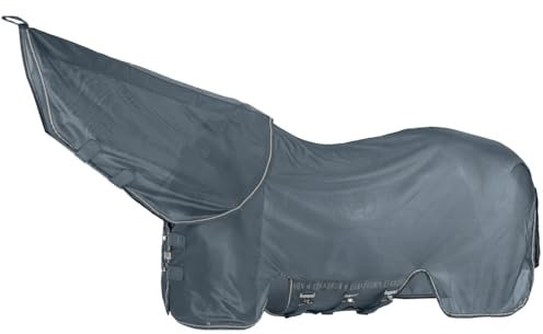 Eskadron Classic Sports Fliegendecke Fly-Detach-Neck in Steel Blue, Größe:155 cm