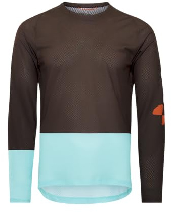 POC Motion Air L/S Jersey Men's – MTB Jersey for MTB and Trail Riding with Lightweight Recycled Polyester mesh, Quick-Drying Moisture Management, Durable snag-Resistant Construction