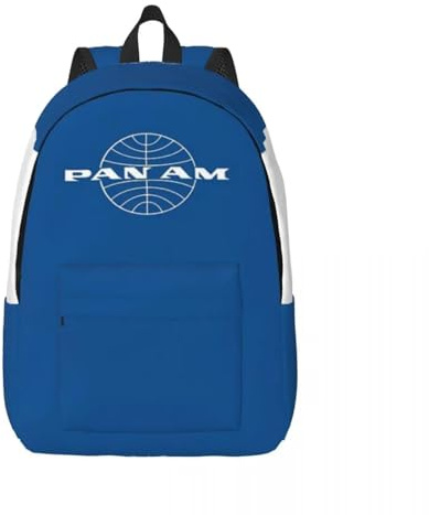 QIOEURYU Rucksäcke Sling Bag Brusttaschen für Männer Frauen Pan Am Pan American Airways Einfach und stilvoll Canvas Frauen Freizeit Outdoor Urlaub Geschenke
