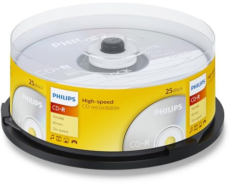 Philips Cd-R 80Min 52X Conf. 25 Campana
