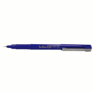 Fineliner artline 220 rond 0.2mm blauw | 12 stuks
