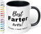 True Statements Lustige Papa Tasse Best Farter Ever - Kaffeetasse, Kaffeebecher, Vater zum Geburtstag, Vatertag (Schwarz)
