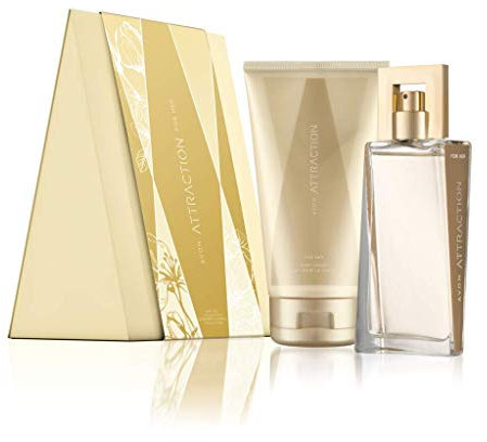 Avon Attraction für Sie GESCHENKSET Eau de Parfum Spray & Bodylotion in schönem GESCHENKKARTON