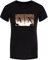Armani Exchange Basic con logo sequin, T-shirt, Donna, Nero (Black With Gold), L