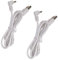 DZYDZR 2 cavi di alimentazione da 5 V USB a DC 5 V – USB A 1,35 mm/3,5 mm cavo adattatore tipo jack 1 m/3 ft bianco