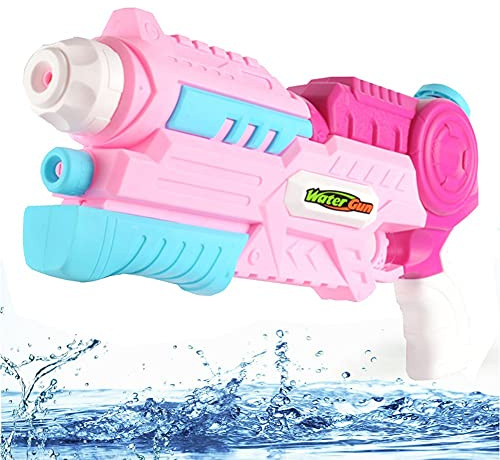 Super Wasserpistole Soaker Squirt Wasser Blaster Outdoor Beach Garden Wasserspaß Aktivität & Erwachsene Blaster (Rosa)