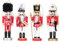 Healifty Lot de 4 Casse-Noisettes en Bois pour décoration de Noël Motif Personnages de Noyer 13 cm