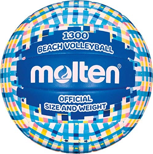 Molten VB1300 Beachvolleybäll, Cyan/Blue, 5