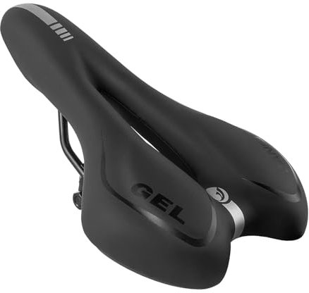 Comfortable MTB Gel Seat Mountain Bike Saddle MTB Saddle Mountain Bike Seat Gel Bikes Seats Breathable & Soft & Waterproof Bike Saddle Cushion for Men and Women