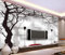 SILK ROAD EU Seide Fototapete 3d Effekt Schwarzer Baum 356 × 250cm Schwarz und Weiß Tapeten Maximale Länge bis zu 12m, Kann in Wohnzimmer, Küche, Schlafzimmer, Kinderzimmer, Studio