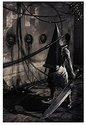 LFJT Hill Pyramid Game Leinwand Poster Schlafzimmer Dekor Sport Landschaft Büro Zimmer Dekor Geschenk ungerahmt: 30 x 45 cm