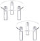 FINGERINSPIRE 2 Sets Klare Acryl Schmuckständer für Ringe Schmuck mit Runder Basis Dekorative Display Sockel Schmuck Organizer Figurenmodelle Schmuckständer für Ringe Ohrringe