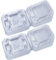 MEETOOT 14 Stück Universal CPU Schutzbox 5,5 x 6,5 cm Computer CPU Gehäuse Tray Flip Top Container LGA1150 / 1151 / 1155 / 1156 i3 i5 i7 CPU Intel Protector Cover