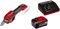 Einhell Sécateur sans fil GE-LS 18 Li-Solo Power X-Change (18 V, pour des branches jusqu’à 28 mm d’épaisseur, interrupteur de sécurité, revêtement souple Softgrip) avec chargeur et batterie 5,2Ah