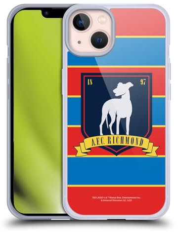 Head Case Designs Offizielle Ted Lasso A.F.C Richmond Stripes Grafiken für Staffel 1 Gelhülle [Militärischer Schutzgrad] Kompatibel Mit Apple iPhone 13 Und Kompatibel Mit MagSafe