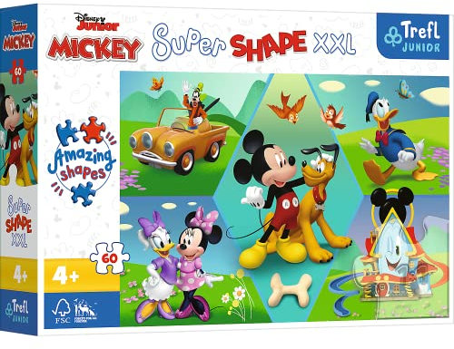 Junior Super Shape XXL Puzzle 60 Teile - Mickey Mouse