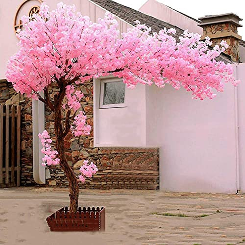 PCWLH Fleurs De Cerisier ArtificielsArche Artificielle d'arbre Fleur Cerisier,Arbres Fleur De Cerisier Japonais, Fausse Fleur Cerisier Faite La Main, pour La Dcoration Bureau Jardin Fte 1.5x1m