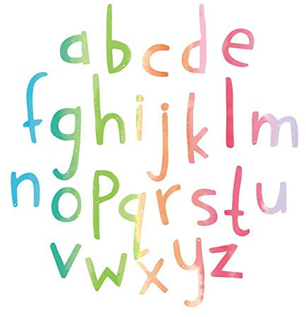DOTUIARG Candy Farbe 26 englische Buchstaben Wandaufkleber Kinderzimmer Dekoration Wohnzimmer Wohnkultur Tapete Kinderzimmer Aufkleber