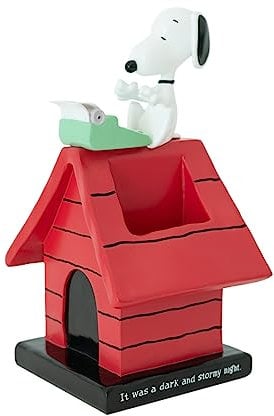 Grupo Erik Stiftehalter Peanuts Snoopy Schreibtisch Organizer Schreibtisch Deko - Snoopy figur Stifköcher Schreibtisch Zubehör Offizieller Snoopy Fanartikel - Stifte Organizer