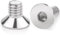 50 Pièces M6x12mm Allen Vis à Tête Fraisée, Leryati Vis M6 Boulon Inox DIN7991/ ISO10642 Vis Hexagonales Acier Inoxydable A2 V2A Filetage, Filetage Métrique Cylindrique Avec Six Pans Creux Vis