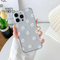 ZTOFERA Hülle für iPhone 13 Pro, Gänseblümchen Blume Glänzend Silikon Handyhülle, Flexibel TPU Anti-Kratzer Stoßfest Bumper Schutzhülle für iPhone 13 Pro (6,1) - Klar