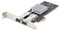 StarTech.com Tarjeta PCIe 2.1x1 de Red de Fibra Óptica/Cobre Ethernet 1Gb SFP de 2 Puertos - Chipset Controlador Intel I350-AM2 - Cobre de 1000BASE/Fibra Óptica - Nic (P021GI-NETWORK-CARD)