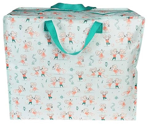 LS-LebenStil XXL Jumbo Bag Mäuse Mimi Milo Einkaufstasche Shopper Riesentasche Tasche Allzwecktasche Recycelt
