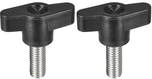 QUARKZMAN 2 Pcs Tornillo de Sujeción, M8 x 20mm Tornillos de Pulgar en Forma de T de Acero Inoxidable 304 para Reemplazo Rápido de Perilla de Apriete Manual