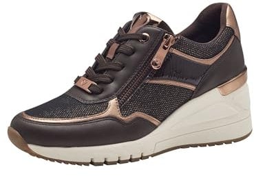 Marco Tozzi Damen Laced 2-23743-42 Sneaker, Mocca Comb, 38 EU