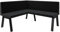 FURNISTAR Eckbank Akiko Metal A - Eckbankgruppe für Ihrem Esszimmer, Küche modern, Sitzecke, Essecke. Perfekt für Küche, Büro und Rezeption. Solide und Starke Verarbeitung. (142x168-Links-Inari100)