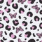 CRE8TIVE Pink Leopard Print Wallpaper Peel and Stick for Girls Bedroom - Butterfly Design, Removable Contact Paper, Self Adhesive Pink Vinyl Wrap for Cabinet, Dressers, Furniture - 30.5cm x 300cm
