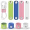 Piriuuo 8 Pcs Leather Cord Organizer Portable Cable Straps PU Leather Cord Wraps for Charging Cord Reusable USB Charger Cord Holder Strap Winder Cord Keeper Earphone Cord Holder Travel Cord Organizer