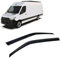 Rumplex Windabweiser Luftabweiser Regenabweiser Seitenfensterabweiser Kompatibel mit Mercedes Benz Sprinter 2006-2024 Autofenster Regenschutz Anklebbare Deflektoren 2 Stück