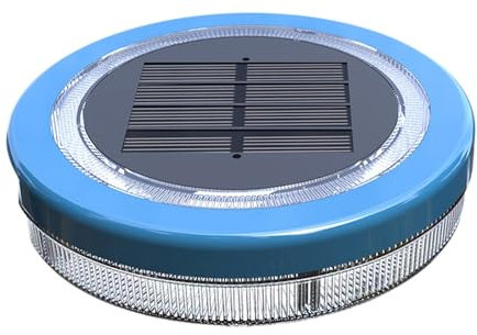 Luces flotantes para piscina alimentadas por energía solar, cambio de color, IP68, impermeable, RGB, luz solar para piscina, resistente a los rayos UV, encendido/apagado automático, 1800 mAh