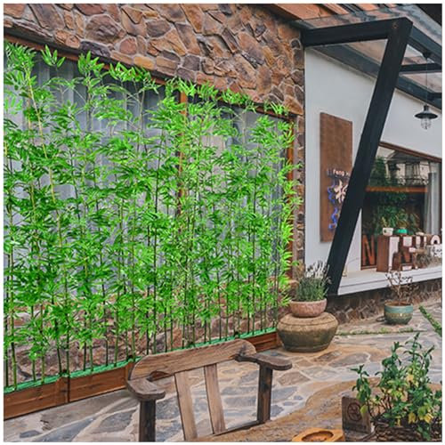 CVERTHAF Künstlicher Bambusbaum für gewerbliche Zwecke, Kunstpflanzen, 1,5 m 1,2 m 90 cm hoch, Raumteiler für Einkaufszentren, Hallen, Geschäfte, Restaurants, Außen- und Innendekoration (Farbe: 1,2 m