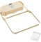 Bettinay Beige Suction Cup Sink Strainer with 50PCS Screen, Removable Kitchen Filter Screen Holder