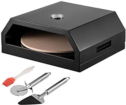 12Pizzaofen for den Außenbereich, Edelstahl, Temperaturbereich von 75–450 ° C, for Strandpartys, Camping, Gewerbe Für Anfänger