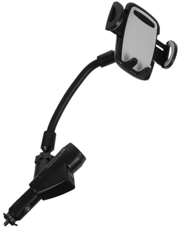 KITANDOVE Zigarettenanzünder Kfz-ladegerät Mit Zwei USB-anschlüssen Handyhalterung Für Auto 12-24v Eingangsspannung 5v Ausgangsspannung