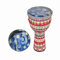 Djembe Drum, Afrikanische Trommel 8 Zoll PVC Carbonfaser Ultra Leichter Handtrommel mit Riemen Djembe für Anfänger von Erwachsenen und Kindern (1)