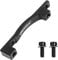 180Mm Disc Brake Adapter 160 To 203 Post Mount Adapter Aluminium Alloy le Bike Disc Brake Mount Caliper Adapter A F203 For Mountain Bikeycle(Black)