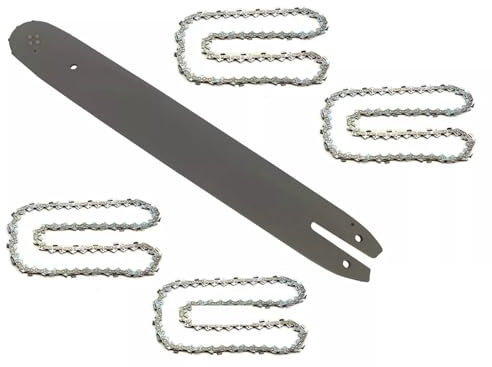 YLYOZMD Lame de scie 37 cm 1,6 mm 0,325 62TG + 4 chaînes pour chaîne de tronçonneuse Stihl 024 AV MS240 Parties