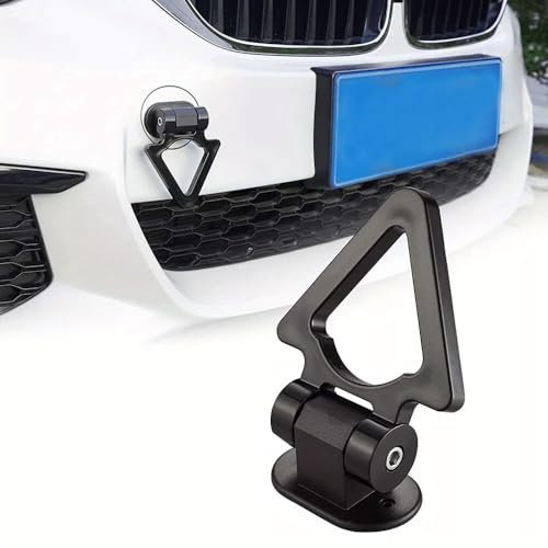 Gancio di Traino per Auto,Compatibile con Dacia Duster Jogger Logan Logan Stepway Sandero Sandero Stepway,Parti di Decorazione Auto,Black